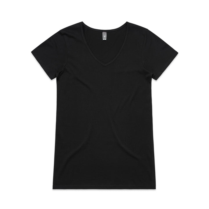 Wo's Bevel V Neck Tee