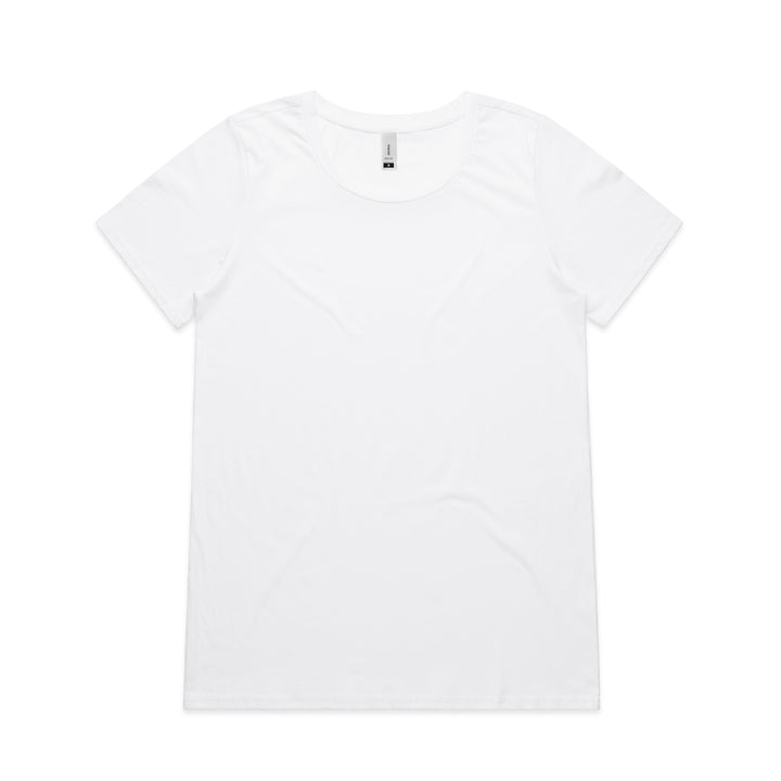 Wo's Shallow Scoop Tee