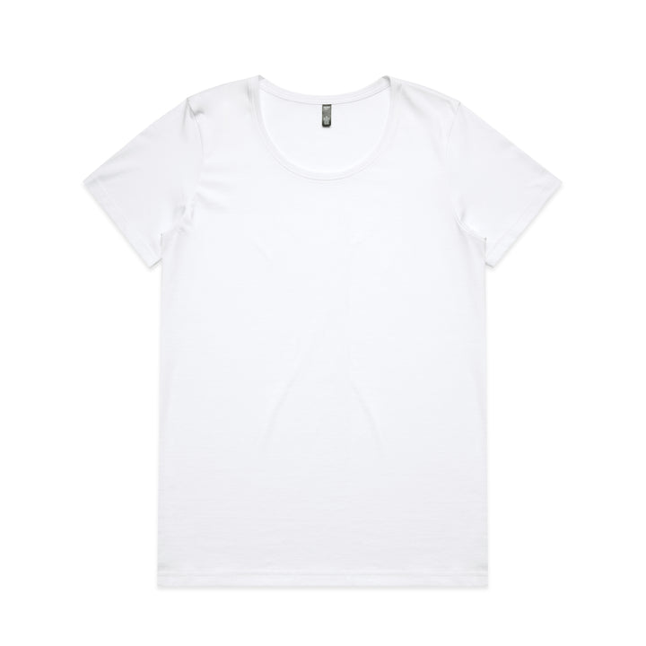 Wo's Maple Scoop Tee