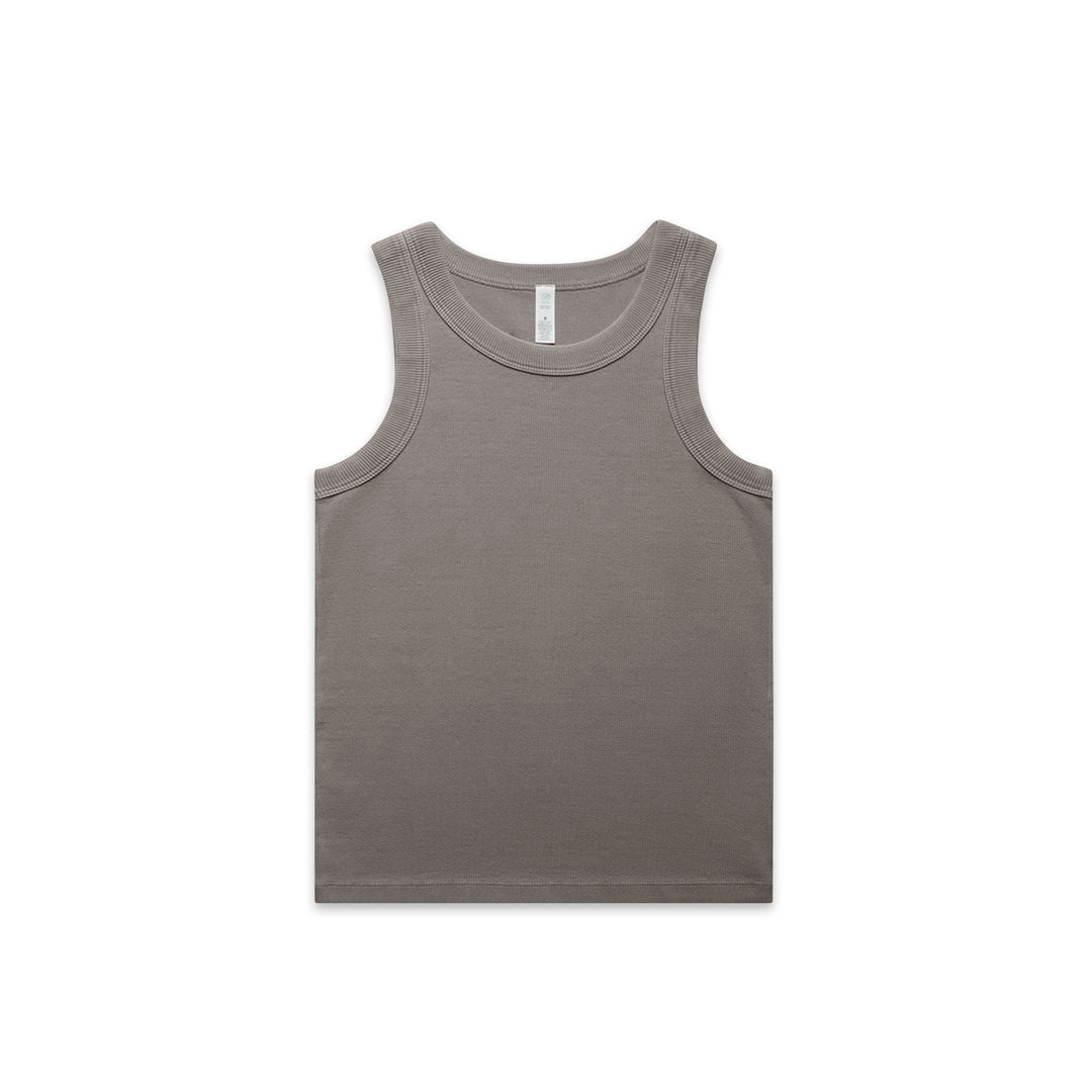 Wo's Faded Organic Rib Tank