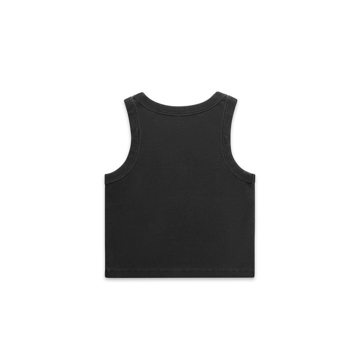 Wo's Faded Organic Rib Crop Tank