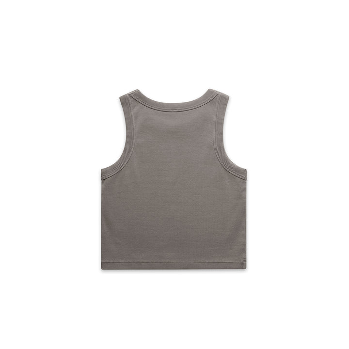 Wo's Faded Organic Rib Crop Tank