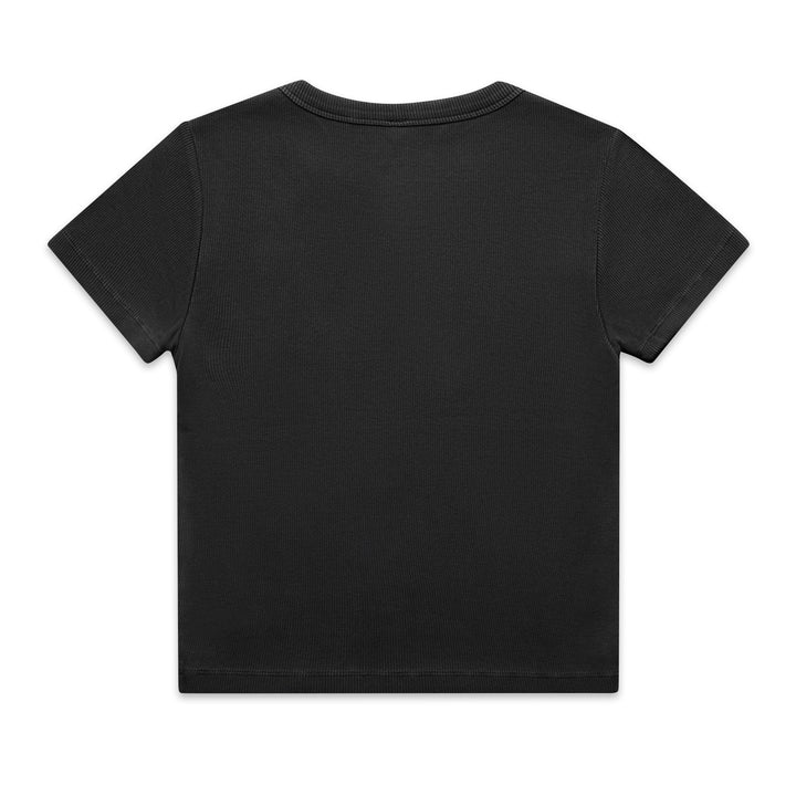 Wo's Faded Organic Rib Tee