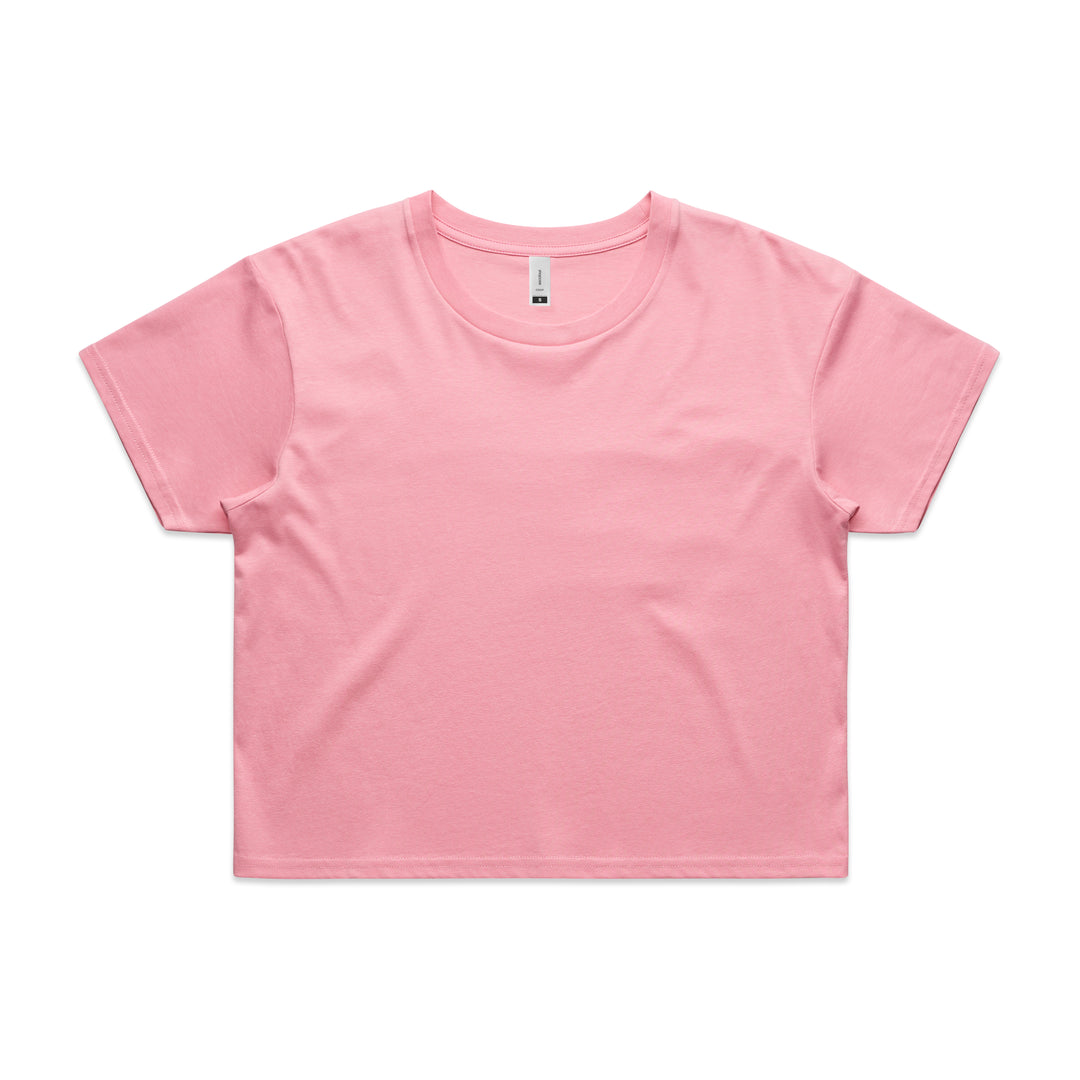 Wo's Crop Tee - Bubblegum