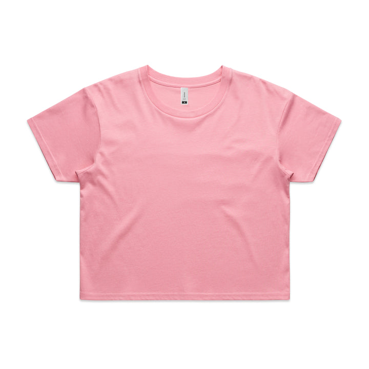 Wo's Crop Tee - Bubblegum