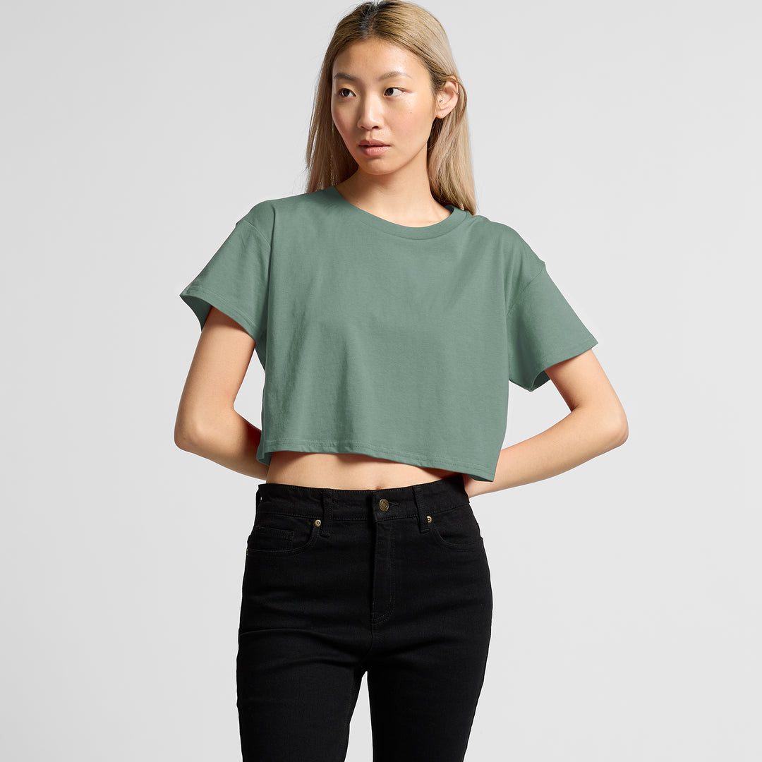 Wo's Crop Tee - Bubblegum