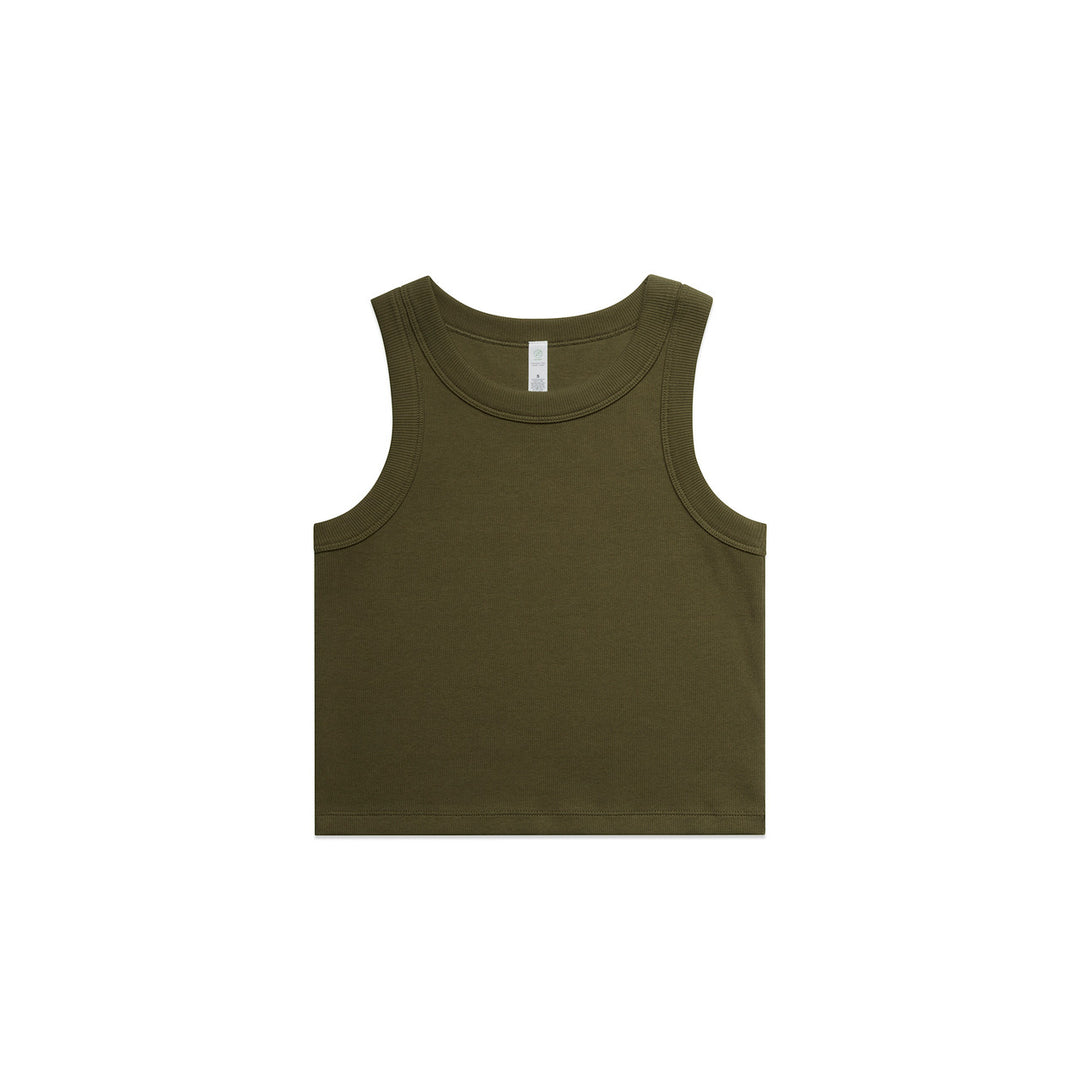 Wo's Organic Rib Crop Tank