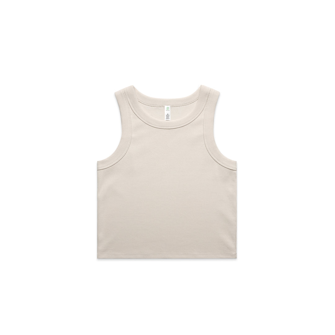 Wo's Organic Rib Crop Tank