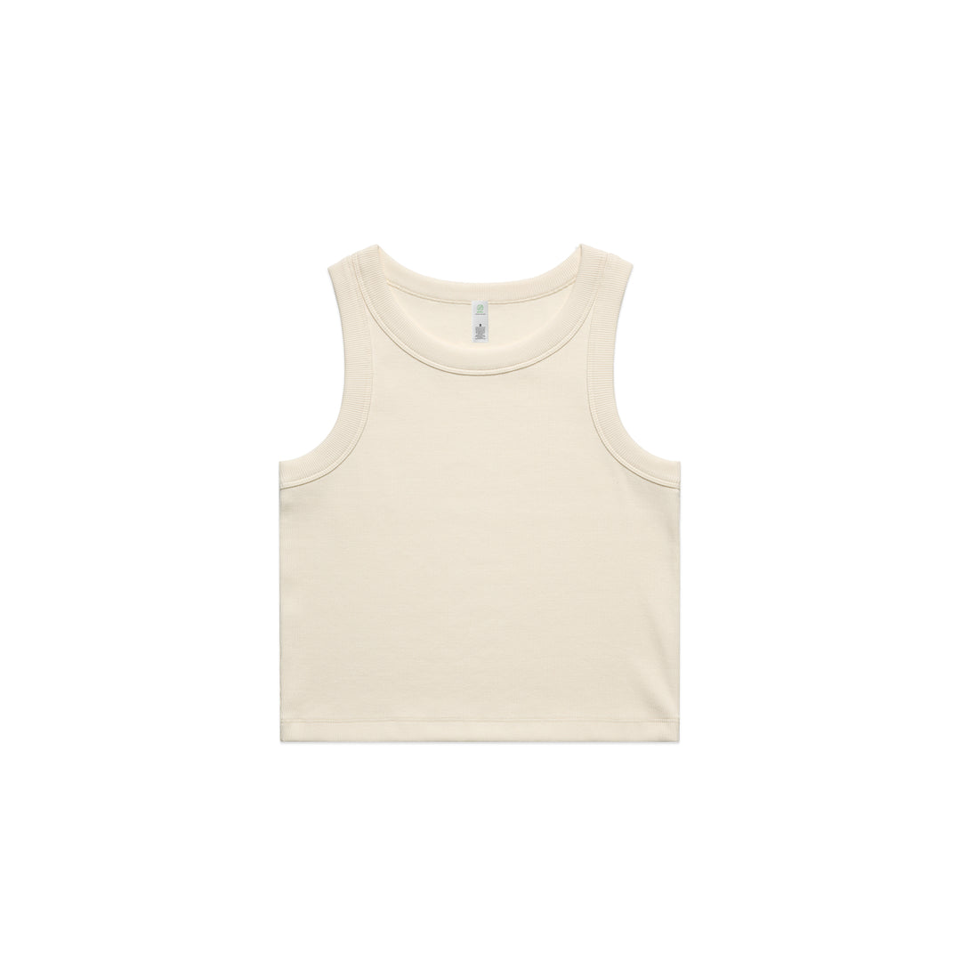 Wo's Organic Rib Crop Tank