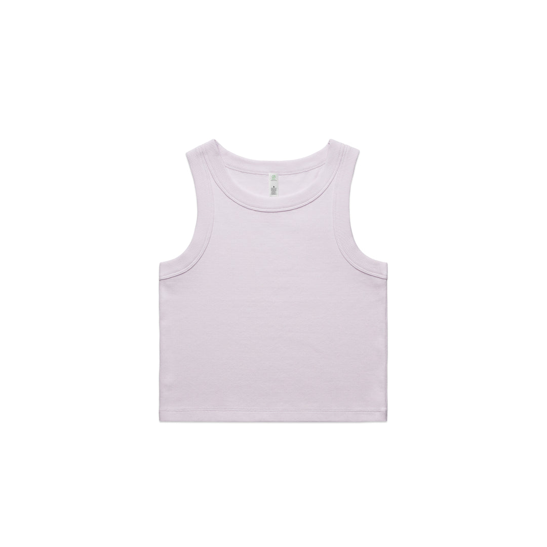 Wo's Organic Rib Crop Tank
