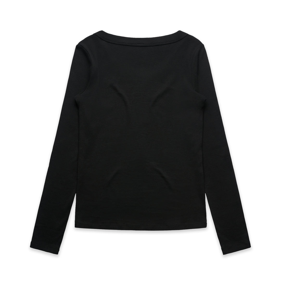 Wo's Organic Rib L/S Tee