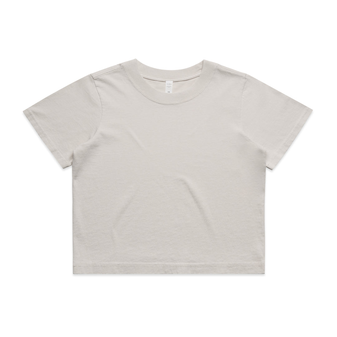 Wo's Heavy Faded Crop Tee
