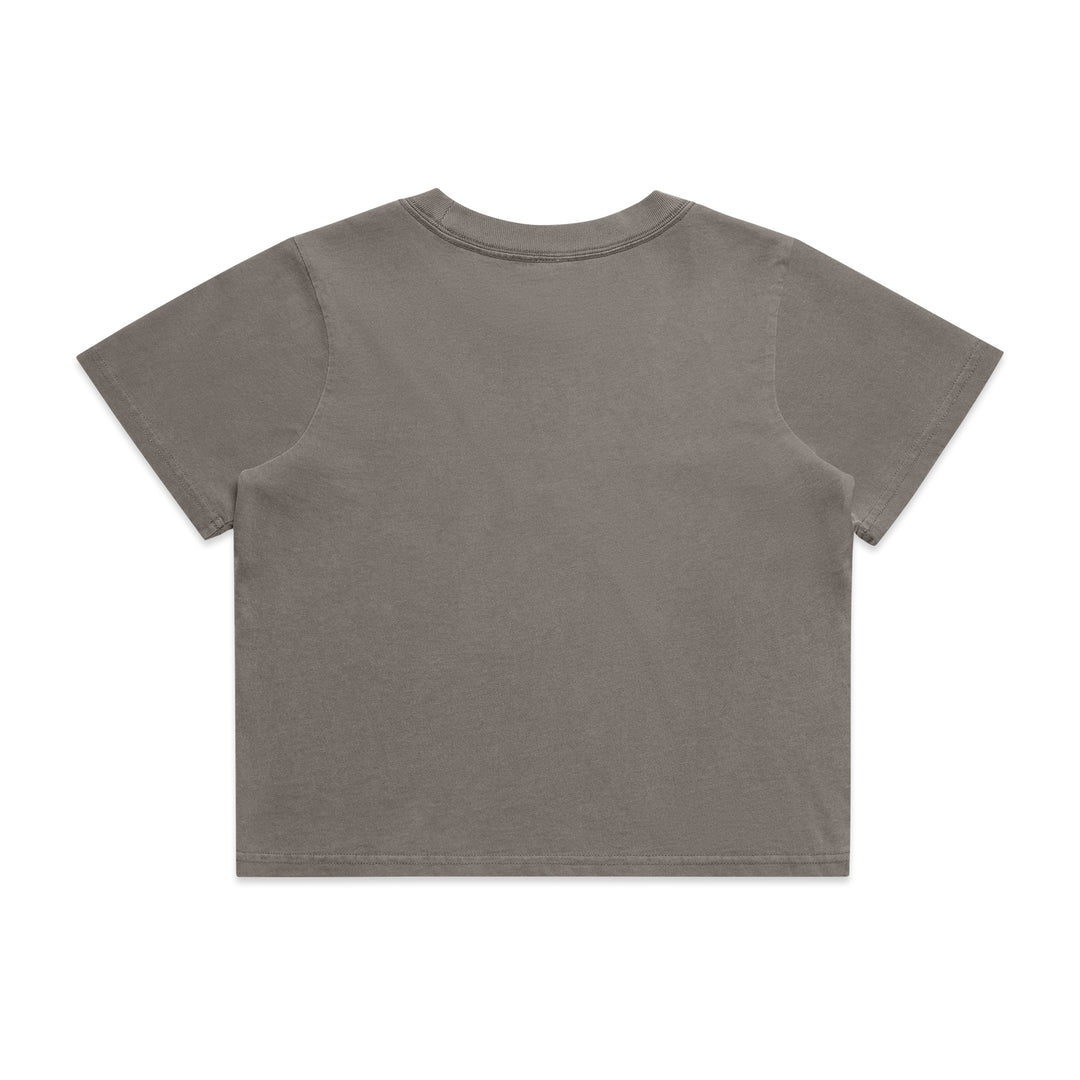 Wo's Heavy Faded Crop Tee