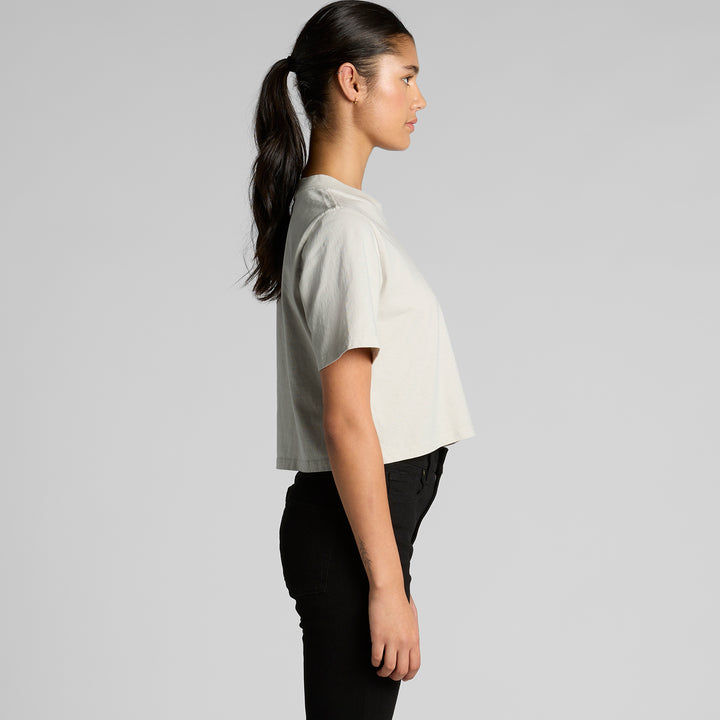 Wo's Heavy Faded Crop Tee
