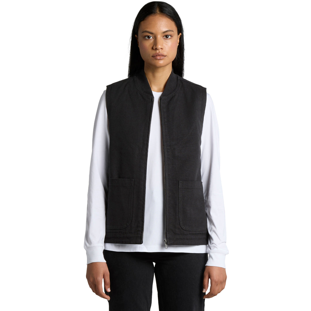 Wo's Canvas Heavy Vest