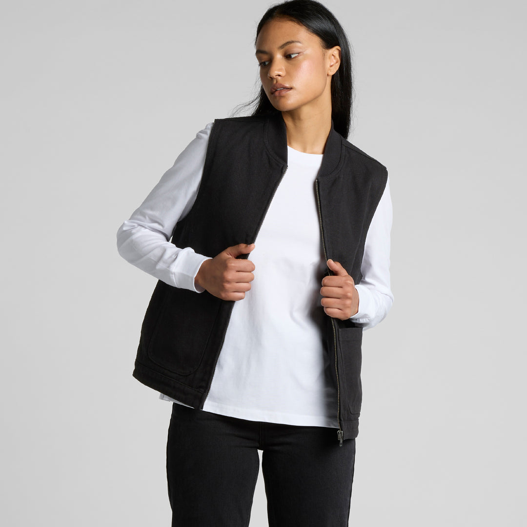 Wo's Canvas Heavy Vest