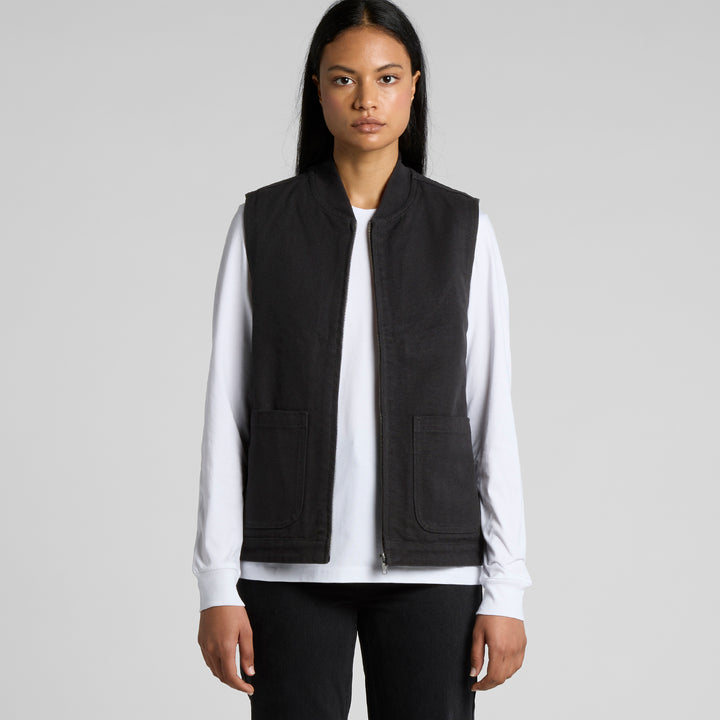 Wo's Canvas Heavy Vest