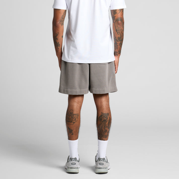 Relax Faded Track Shorts 18"